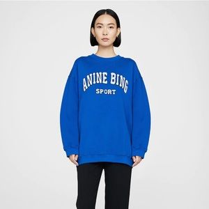 Anine Bing Blue Sweatshirt